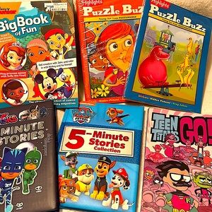 New kids books lot‼️ PJ MASK - PAW PATROL - Teen Titans and more‼️